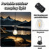 Chinshwehaw 3 1PCS) (T01) Portable LED Camping LanternHang Anywhere Hook, USB-C Rechargeable, Brightness Modes, Water