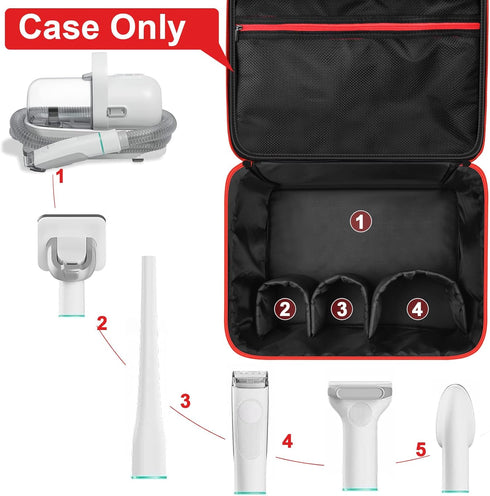 P1 Trimmer Pet Grooming Kit Supplies Organizer | Bag Only | for oneisall/for Neabot Neakasa Pro Dog Hair Vacuum |