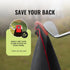 Stripebird - Magnetic Clip for Any Towel (Red) - Highest Strength Magnet for Magnetic Golf Towel - Removable from