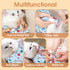 27.5 27.5in Cat Grooming Wrap for Cutting Nails, * Self-Adherent Cat Scratching Blanket for Nail Clipping Ear Cleaning