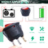 Twidec 6Pcs Round Rocker Switch AC 6A 125V, 10A 250V SPST Toggle KCD1-5-101NRG with LED Light
