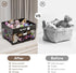 Dog Toy Basket - Large Metal Dog Toy Box for Small Dog, Personalized Storage Bin for Pet