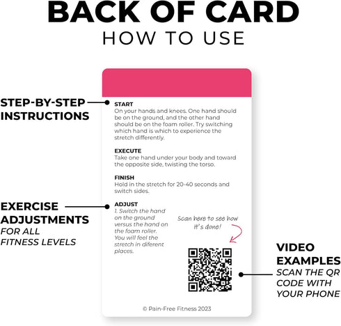 Home Workout Flash Cards - Exercise Deck for Men & Women