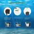 10 Pack Medium Replacement Filter Cartridges for Tetra Whisper Bio-Bag Filters, Compatible with Aquariums
