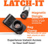 Frogger Golf Magnetic Belt Latch-It Accessory Attachment System, Secure Quick Golf Gear Access