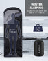 Sleeping Bags for Adults, Lightweight Waterproof Cold Weather Sleeping Bag for Camping and Hiking