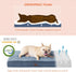 EHEYCIGA Orthopedic XL Dog Beds for Extra Large Dogs, Spa Blue, 44x32 with Removable Washable Cover
