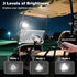 10400 24 1PC Roykaw Golf Cart Fan mAh Rechargeable Battery Powered, Hrs Work Portable Fan with LED Light for Nighttime