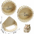Hamiledyi Wooden Hamster Wheel, Small Pets Exercise Wheel, Silent Running Wheel for Gerbil, Mice, Guinea Pigs, Dwarf Syrian Hamster (8.26in)