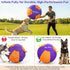 18" 60S Pet Deluxe Herding Ball for Large Dogs - Durable Interactive Herding Toy with Fast Pump in & Carry Handles