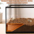Rumexeng 2.4in Hermit Crab Cave Habitat with Climbing Tunnel, Underground Hideout Shelter with Feeding Bowls