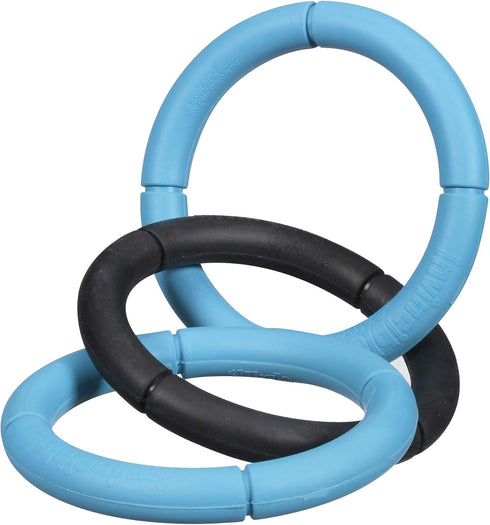 JW Pet Interactive Rubber Tug & Chew Toy, Large, Colors May Vary