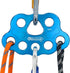 NewDoar 40KN Paw Rigging Plate with 4/5 Holes for Rock Climbing Gear, 8 Holes, Blue