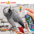 8 oz. King's Cages Rainforest Mist Spray African Grey Feather Conditioning Spray with Baby Powder Scent for Medium Bird