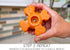Tough Pup Puck Dog Toy for Aggressive Chewers, Long Lasting Chew Toys, Stuffable Center with Treats, Easy to Clean