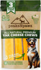 Yak Cheese Himalayan Dog Chews, High Protein Natural Treats for Medium Dogs, Lactose Free, 3 Medium Chews