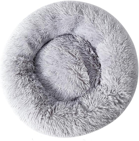 Dog Bed Cat Bed, Small Dogs Bed Doughnut Bed, Round Dog Bed, Cat Blanket, Cushion for Dogs up to 3Kg