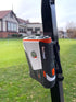 Golf Metal Landing Pad I Magnetic Cart Attachment or Bag Clip for Quick Use of Golf Gear & Accessories - Velcro Strap