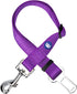 Blueberry Pet Dog Car Seat Belts - Dark Orchid Dog Leash & Tether, 1" x 16.5"-25.5" for Large Dogs, Safety Seat Belt.