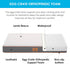 XXL Dog Bed, Extra Large Waterproof Orthopedic Bed with Removable Washable Cover for Large Dogs, Egg-Crate Foam, Light