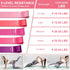 Womefic Set 5 Set Pilates Ring and Ball for Women, Home Workout Pilates Kit, Magic Circle Hoop with Resistance Bands