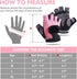 Weight Lifting Gloves for Men Women Gym Half-Finger Glove with Anti Slip Palm Hand Protection for Workout Training