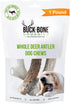 Buck Bone Organics Dog Chews, Deer Antlers for Dogs, Long Lasting Bones for Aggressive Chewers, All Natural, Med/Large
