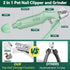Aoioploa 2 1 Trimmers Trimmer Trimmer 2 in Dog Nail Clippers & Cat Nail Clippers for Large Medium Small Dogs Cats Claw