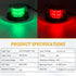 4'' 12V Sailboat (1 1Green, PSEQT Boat Navigation Lights Red Green LED Marine Bow Stern Port Starboard Signal Sailing