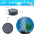 Transparent Airline Tubing Aquarium Air Pump Accessories Kit with Check Valves, Air Stones, Suction Cups & Connectors