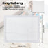 JONYEE 4-Layer 13 17 -White(25 Count) Basics Dog and Puppy Pee Pads with Leak-Proof and Quick-Dry Design for Potty