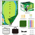 AETISY Sided,40 Set 65 Golf Chipping Game Mat Double pcs Golf Game with FT Golf Practice Mat,Outdoor Indoor Hitting