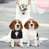 Kuoser Dog Tuxedo, Formal Dog Wedding Suit with Bow Tie, Party Costume for Small Medium Large Dogs, Black