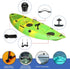 Kayak Carry Handles - Accessory Kit with T-Handle, 8 Feet Bungee Cord, Rivet Pad Eyes for Canoe