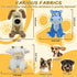 MeetYooo 3Pack Squeaky Stuffed Dog Toys- Indoor&Outdoor Playing Toys for Large to Small, Durable Plush Toys to Keep