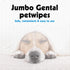 Petkin Jumbo Pet Eye Wipes, 80 Extra Moist Wipes, 2 Pack - Natural Formula for Dirt, Discharge, Tear Stains