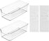 2 Pack Large Transparent Hermit Crab Water Tank with Climbing Ramp for Small to Large Hermit Crab Habitat
