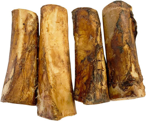 Amazing Dog Treats - 5-6 Inch Meaty Beef Marrow Bones (2 Count) - Best Bones for Dogs - Long Lasting Dog Chew Bones - Filled Marrow Dog Bone