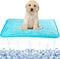 SEIS Dog Ice Pad, Ice Silk Cats Kennel Mat, Breathable Summer Cooling Pad for Pets (Blue Fruit, M)
