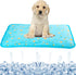 SEIS Dog Ice Pad, Ice Silk Cats Kennel Mat, Breathable Summer Cooling Pad for Pets (Blue Fruit, M)