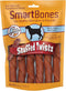 SmartBones Stuffed Twist Sticks with Pork, 6 Count, 6.9 Ounces, Rawhide-Free Chews