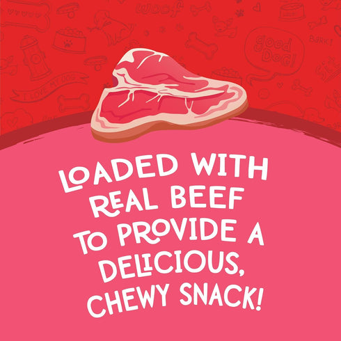 Jerky Bites Beef Flavor Soft & Chewy Dog Treats, 25 oz.