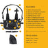 Multifunctional Motorcycle Handlebar Bag - Water Resistant Tool Bag for Motorbike, Dirt Bike, Bicycle, ATV