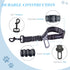 PUEENOD 2 Pack Dog Seat Belt Adjustable Dog Car Seatbelts for Vehicle Nylon Pet Safety Seat Belt with Elastic Bungee