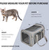 Henkelion Large Dog Cat Carrier: Soft Sided Carrier for Puppies up to 25Lbs, Collapsible Travel Carrier, Grey