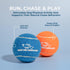 Best Pet Supplies Squeaky Tennis Toys for Dogs, 4-Pack Heavy-Duty Interactive Toys