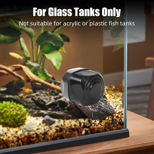 AQUANEAT Magnetic Glass Cleaner, Aquarium Fish Tank Algae Remover (Not for Acrylic and Plastic Tanks)