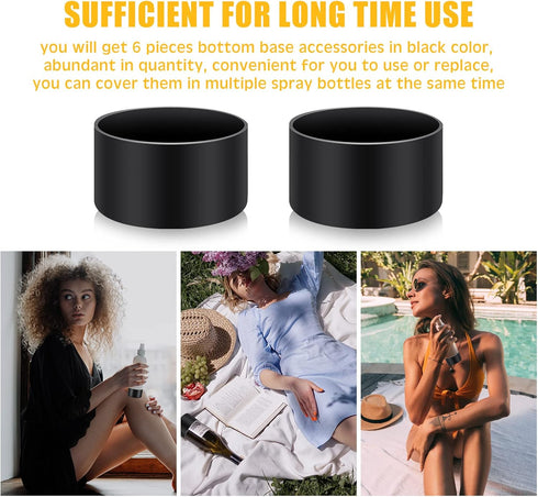 6 16 oz 12 24 oz Zubebe Pcs Silicone Bottle Boot Protective Silicone Sleeve Bottom Washable Rubber Base Accessories Non