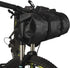 Roswheel Attack Series 111369 Waterproof Adjustable Capacity Bike Handlebar Bag with Detachable Dry Pack, Black