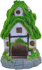 Aquarium Decorations Fish Hideout House, Betta Cave with Green Lifelike Moss (Garden Shed)